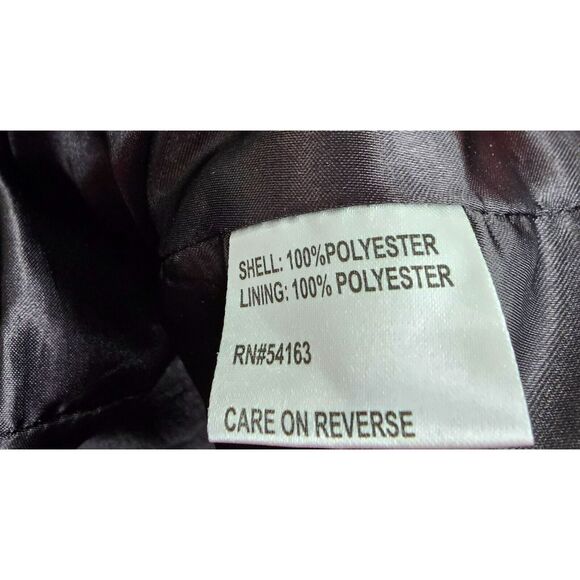 Calvin Klein Coat Womens Small Black Trench Windbreaker - Picture 6 of 7